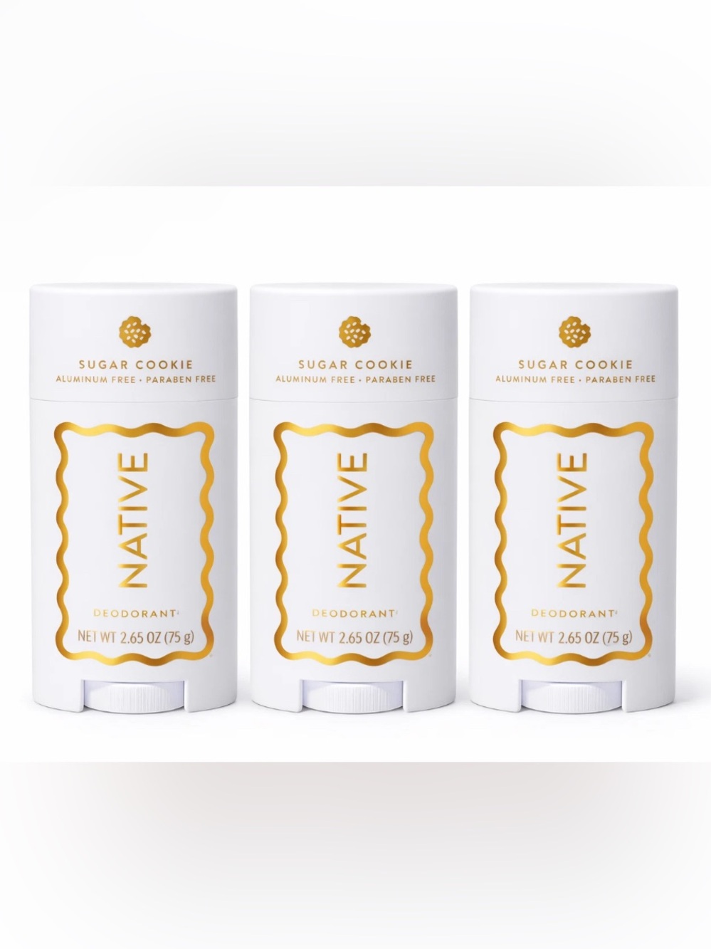 3X Native Sugar Cookie Deodorant Bundle